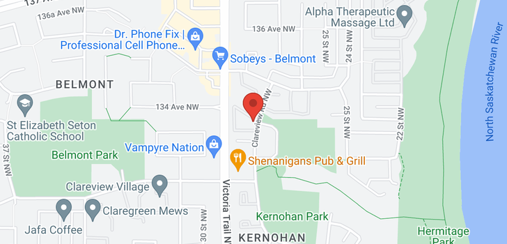 map of 736 CLAREVIEW RD NW